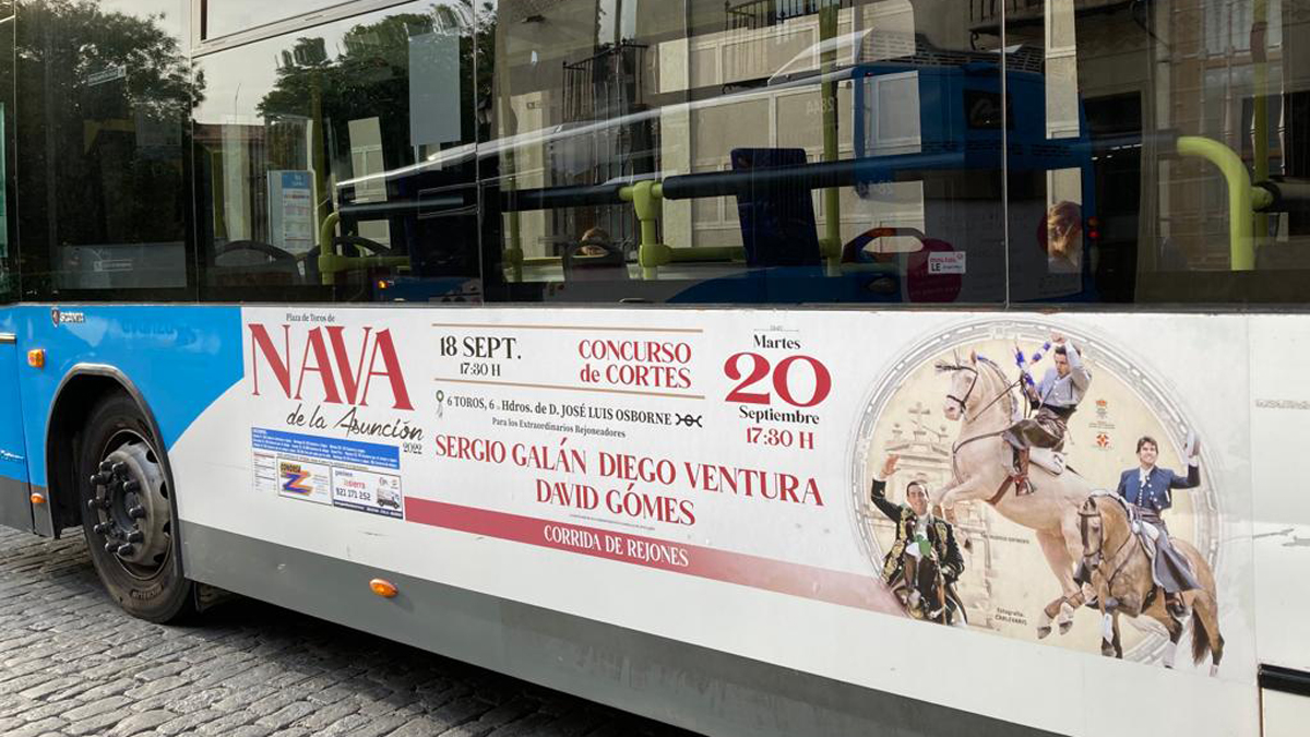 Segovia se inunda de rejones con spots en autobuses y marquesinas