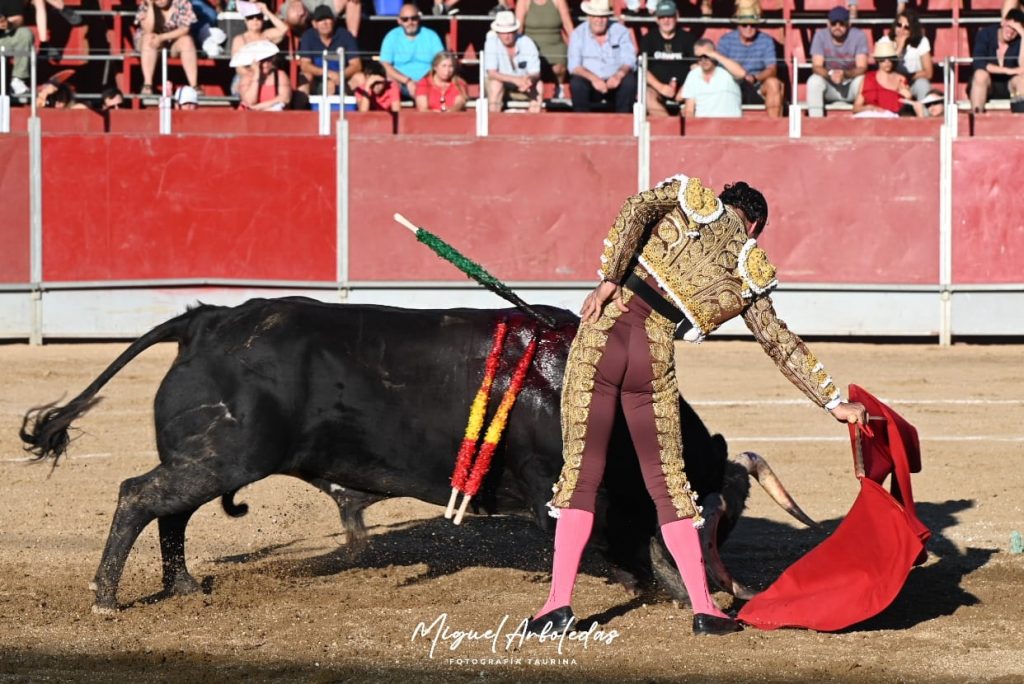 Almorox corrida7 1024x684 - Joaquín Galdós, única oreja ante un toro de vuelta de Campos Peña en Almorox