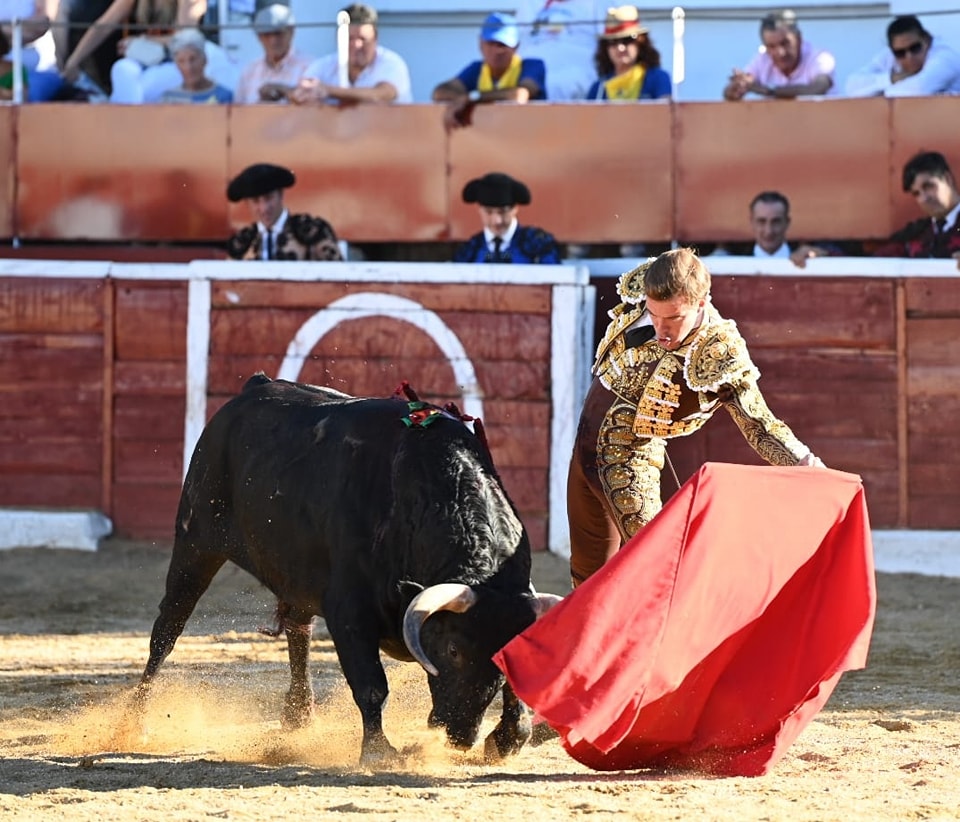 NavadelaAsuncion7 - Una gran faena de Javier Cortés en Nava de la Asunción, a hombros con Joselito Adame y Sergio Pérez de Gregorio