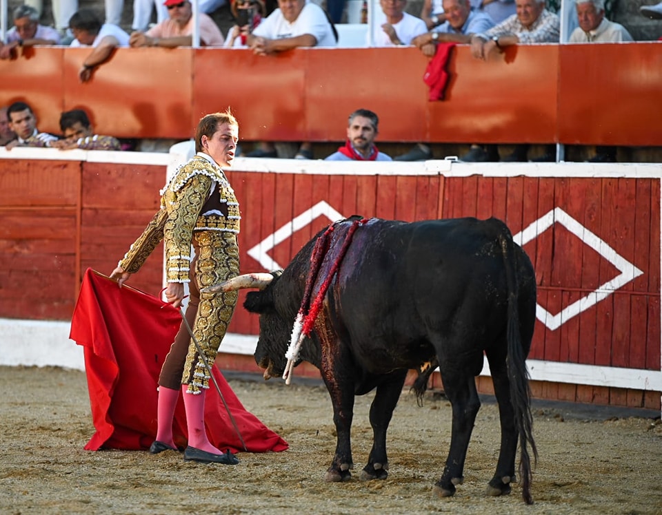 NavadelaAsuncion9 - Una gran faena de Javier Cortés en Nava de la Asunción, a hombros con Joselito Adame y Sergio Pérez de Gregorio