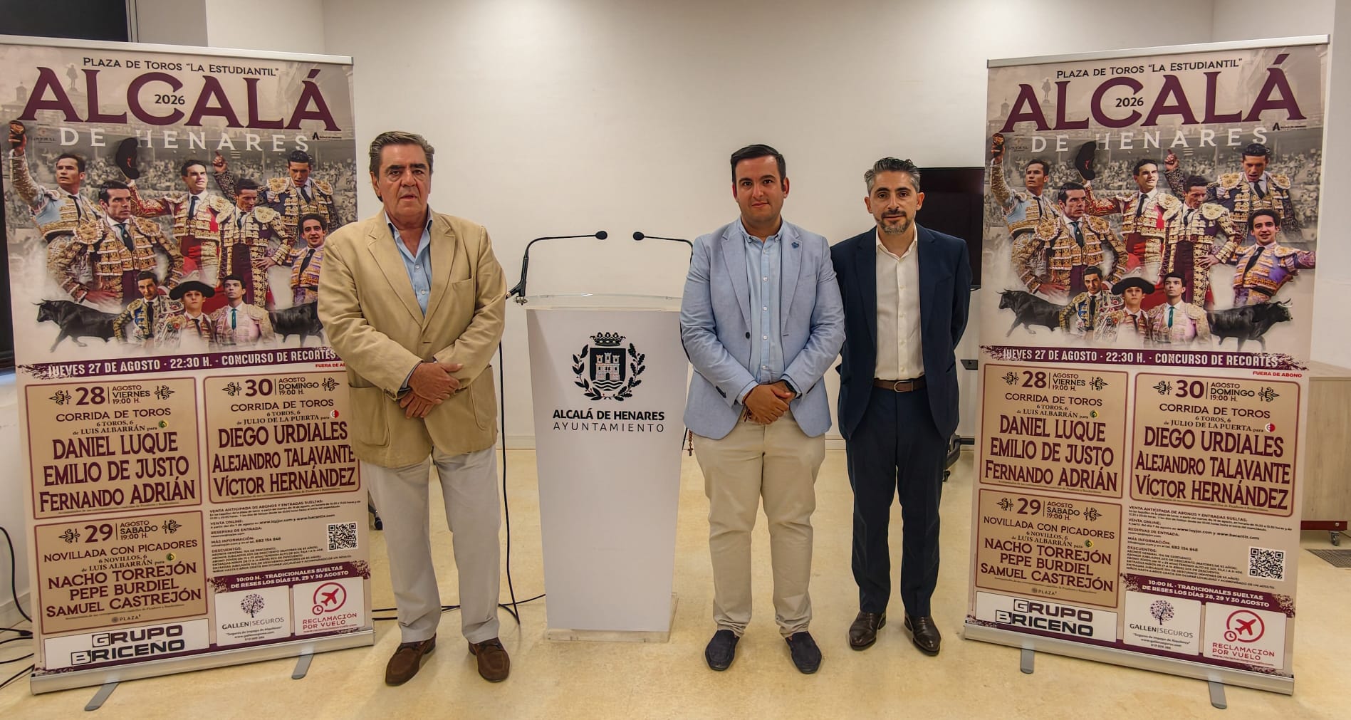 Figuras del toreo y jóvenes triunfadores, en Alcalá de Henares